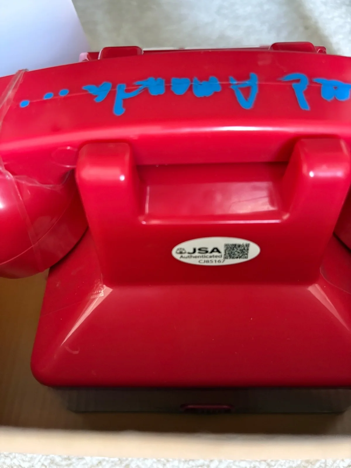 Hank Azaria — Hank Azaria signed Moe's Tavern Phone exact proof JSA COA auto The Simpsons, image 4