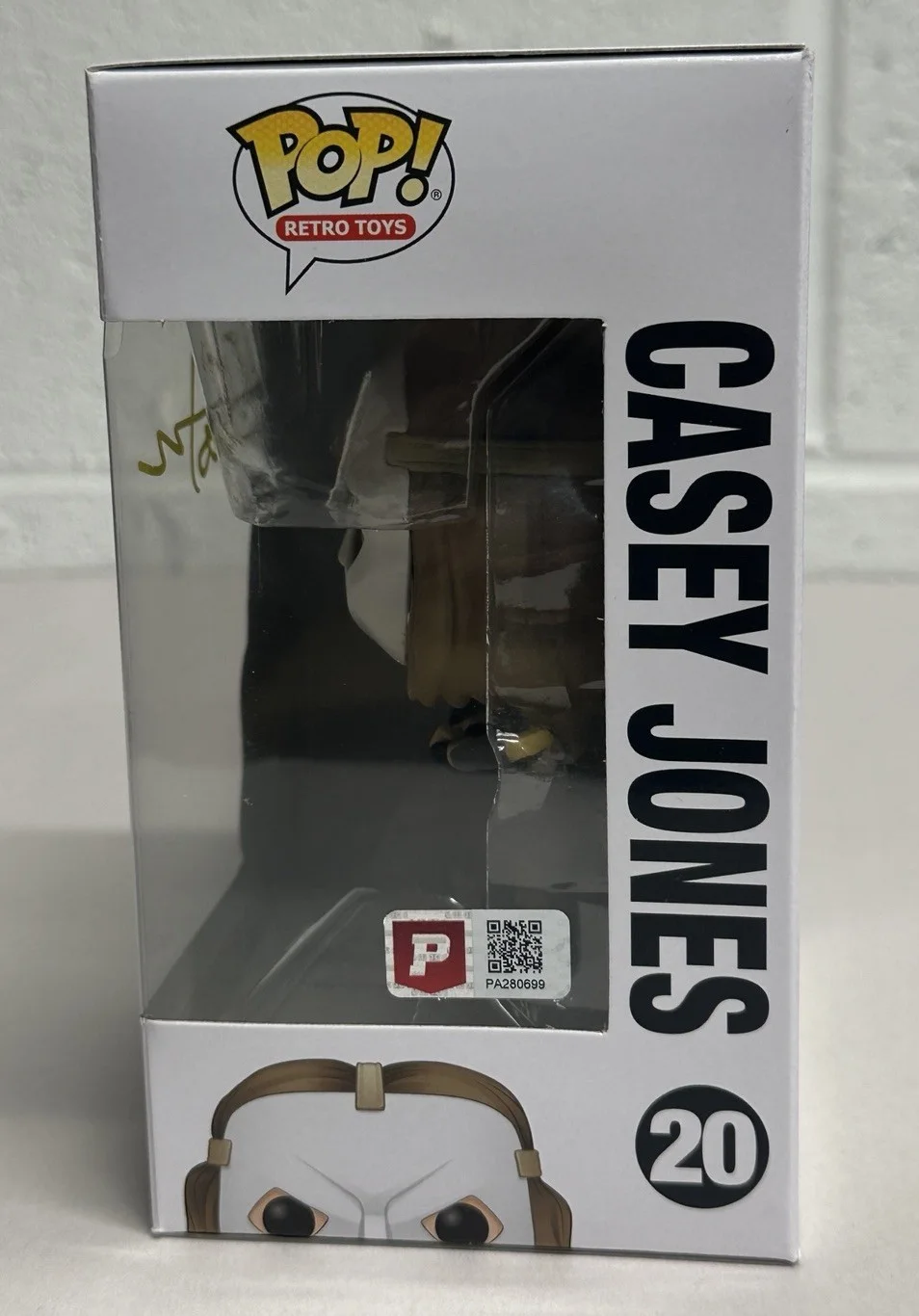 Kevin Eastman Signed Teenage Mutant Ninja Turtles Casey Jones 20 Funko, изображение 2