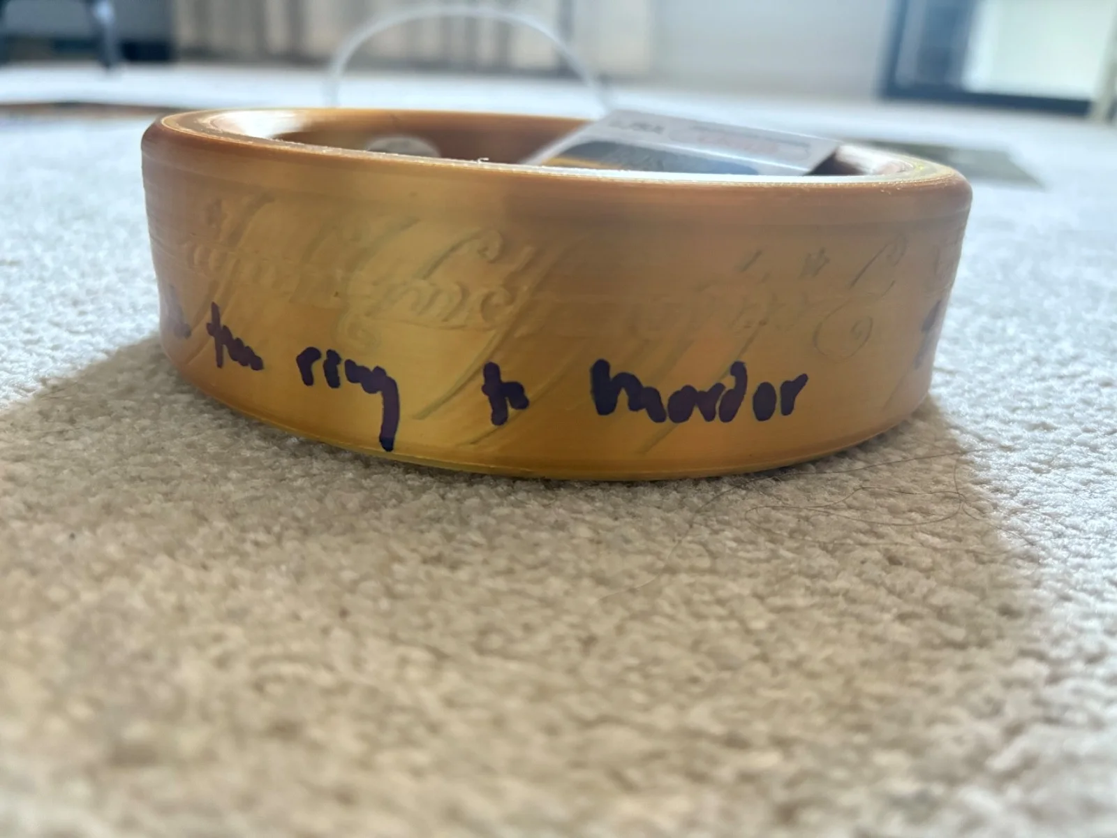 Elijah Wood — Elijah Wood signed 3d printed ring exact proof JSA COA auto Lord of the Rings, image 4