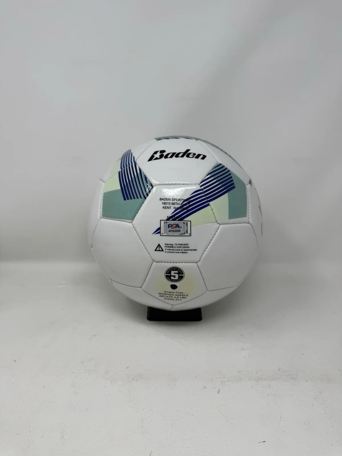 IShowSpeed — ISHOWSPEED SIGNED AUTOGRAPH SOCCER BALL FUTBOL PSA/DNA COA SPEED RARE PROOF, image 3
