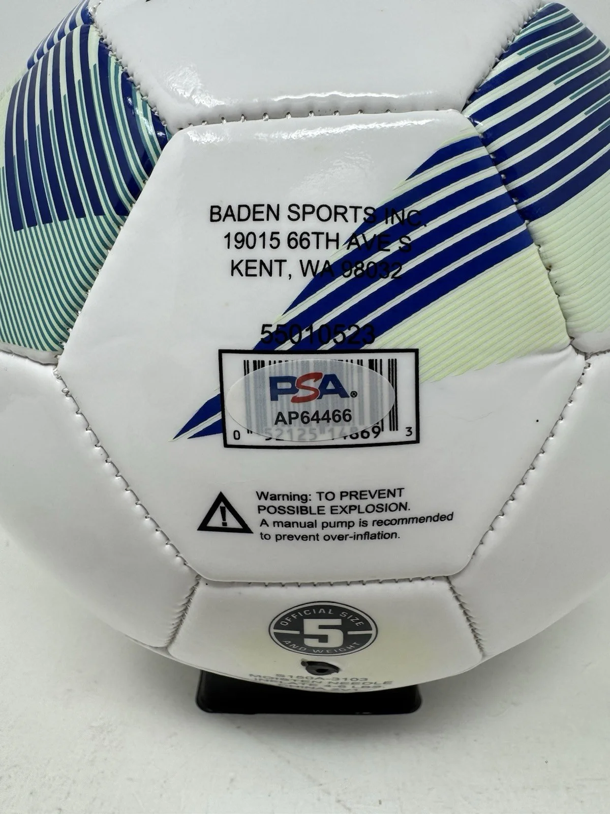 IShowSpeed — ISHOWSPEED SIGNED AUTOGRAPH SOCCER BALL FUTBOL PSA/DNA COA SPEED RARE PROOF, image 4