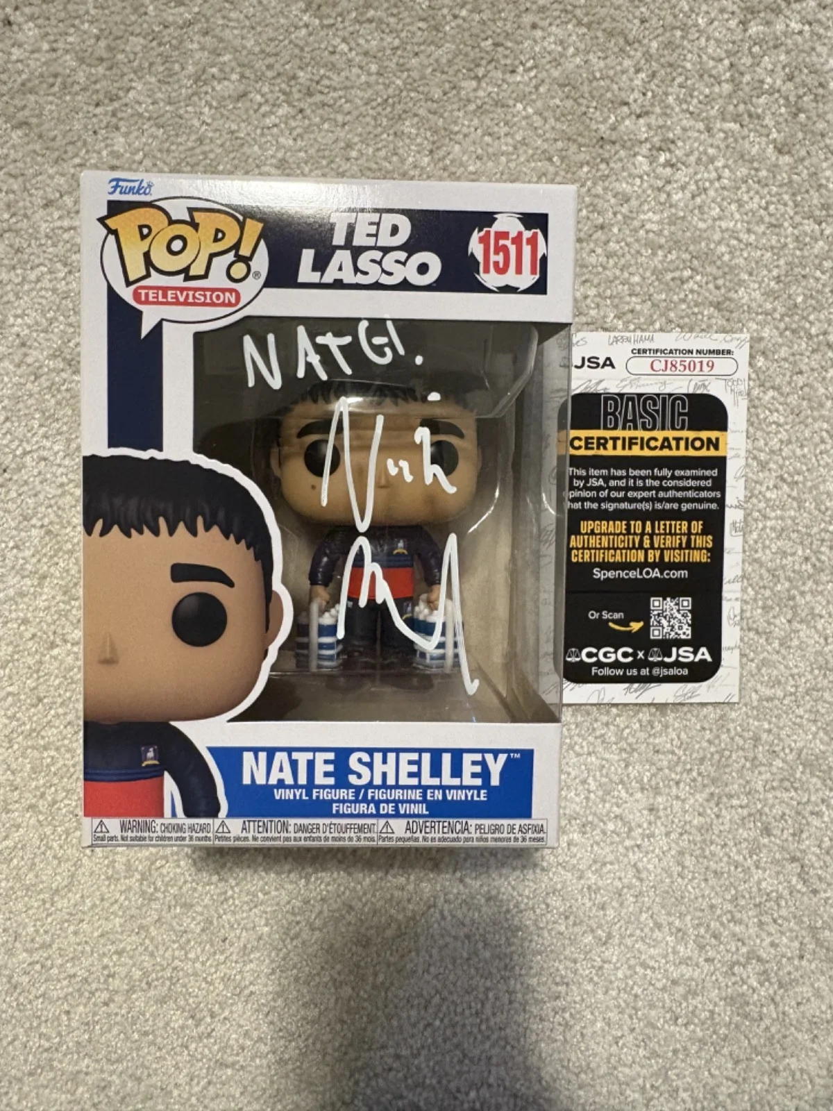 Nick Mohammed — Nick Mohammed signed funko toy pop exact proof JSA COA autographed Ted Lasso, image 2