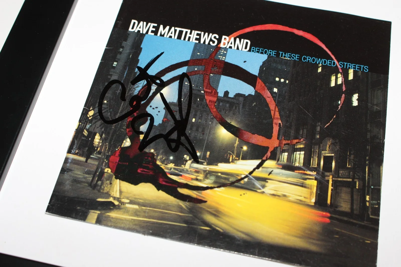 CARTER BEAUFORD SIGNED FRAMED DAVE MATTHEWS BAND CD COVER BECKETT BAS COA, изображение 4
