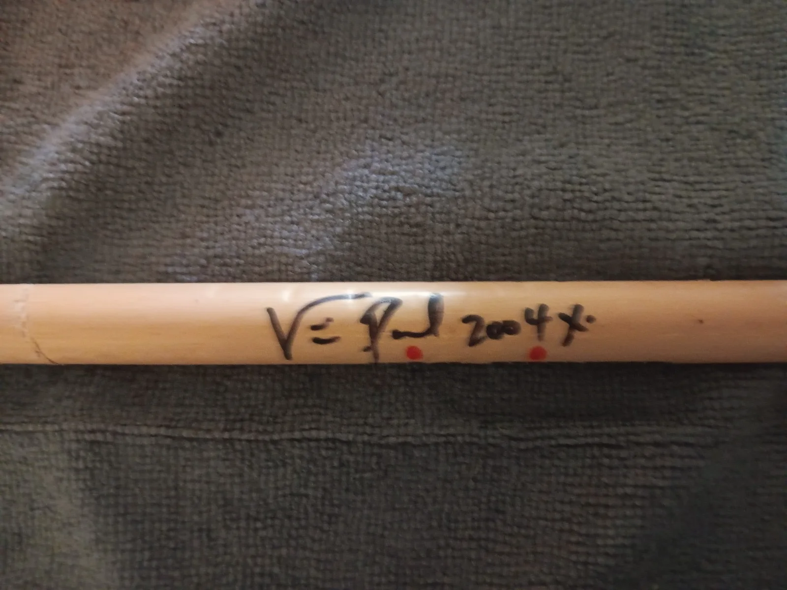 Damageplan Pantera signed drumstick by Vinnie Paul /Dimebag/Concert Used, image 4