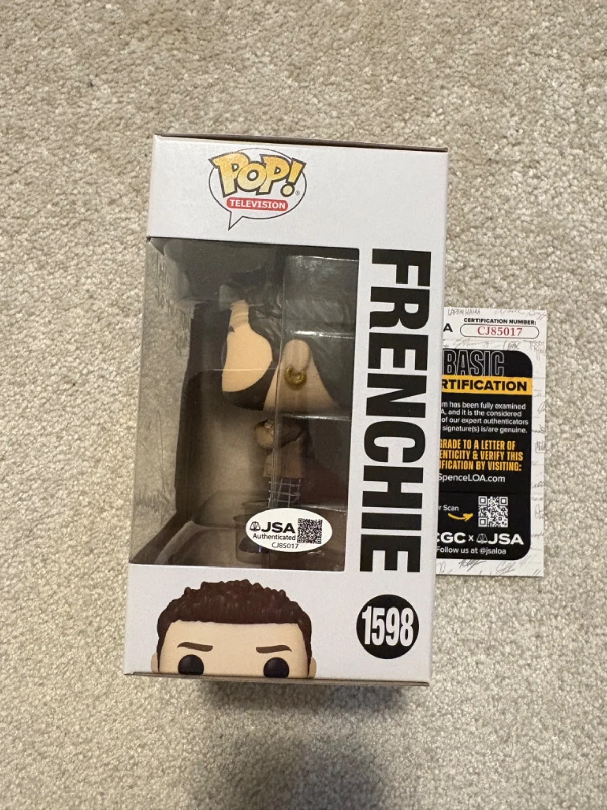 Tomer Capone — Tomer Capone signed funko toy pop exact proof JSA COA autographed The Boys, image 3