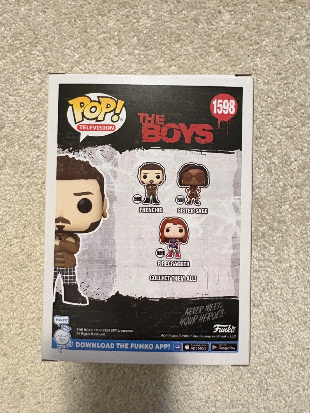 Tomer Capone — Tomer Capone signed funko toy pop exact proof JSA COA autographed The Boys, image 4