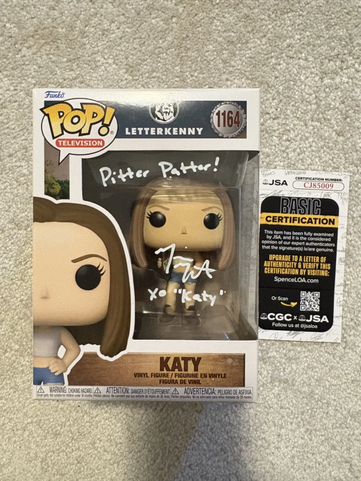Michelle Mylett — Michelle Mylett signed funko toy pop exact proof JSA COA autographed Letterkenny, изображение 2