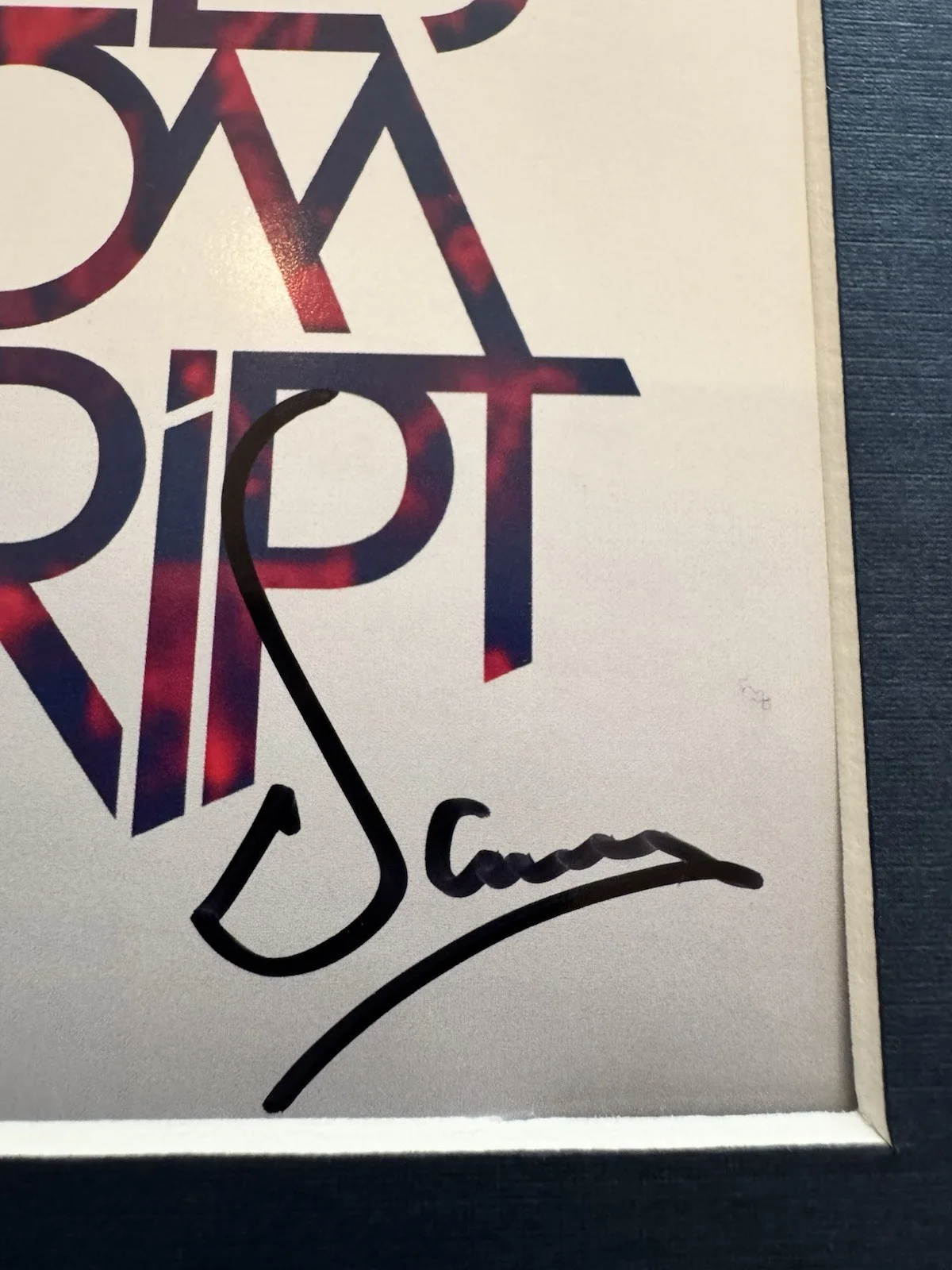 The Script Signed "Tales From The Script" CD Insert 14x11 Framed - ACOA, image 5