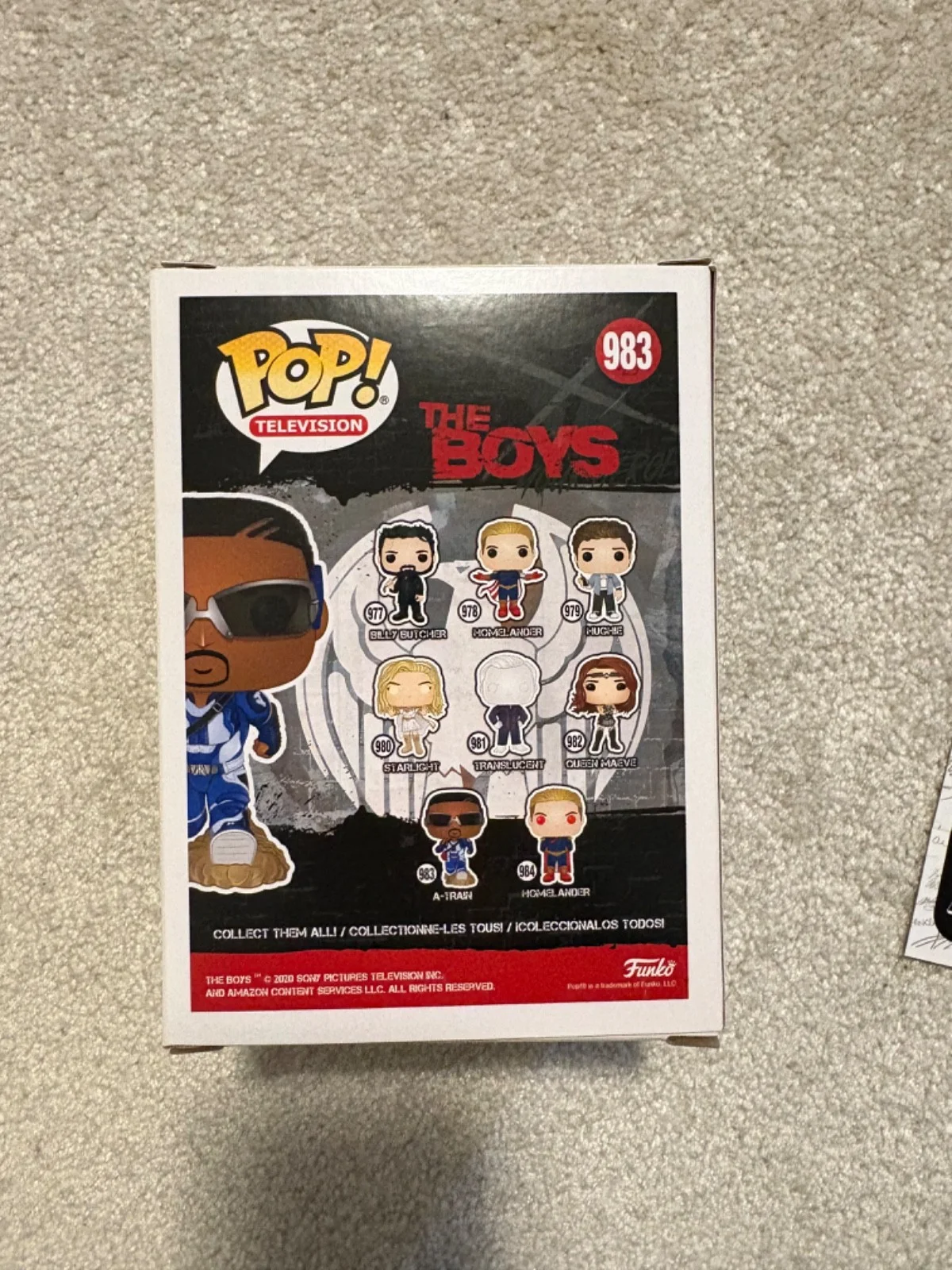Jessie T Usher — Jessie T Usher signed funko toy pop exact proof JSA COA autographed The Boys, изображение 4