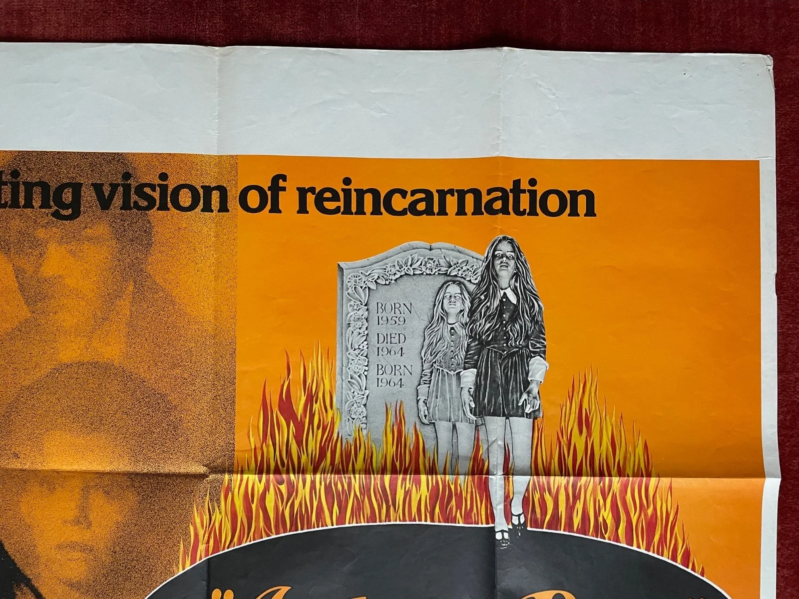 AUDREY ROSE (1977) Original UK Quad Horror Film Cinema Movie Poster, изображение 3