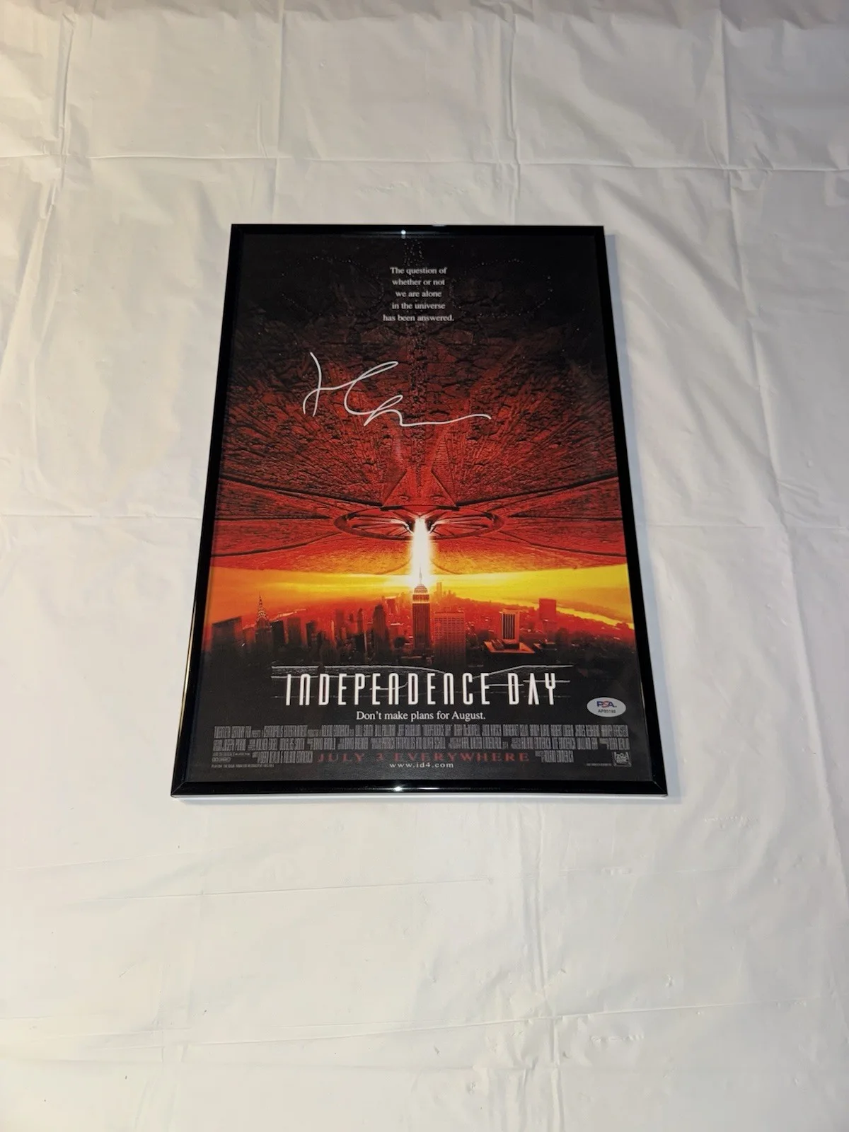 Jeff Goldblum — JEFF GOLDBLUM SIGNED AUTOGRAPH INDEPENDENCE DAY MOVIE POSTER 12x18 PSA/DNA COA