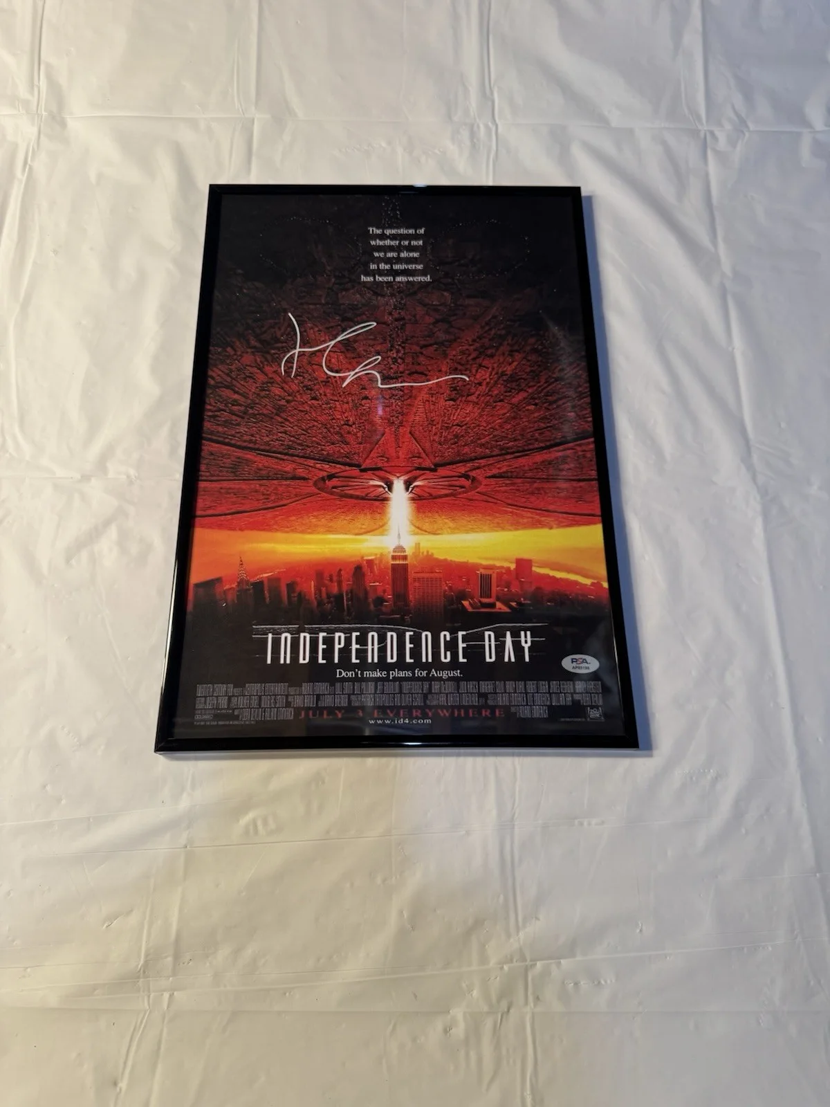Jeff Goldblum — JEFF GOLDBLUM SIGNED AUTOGRAPH INDEPENDENCE DAY MOVIE POSTER 12x18 PSA/DNA COA, изображение 4