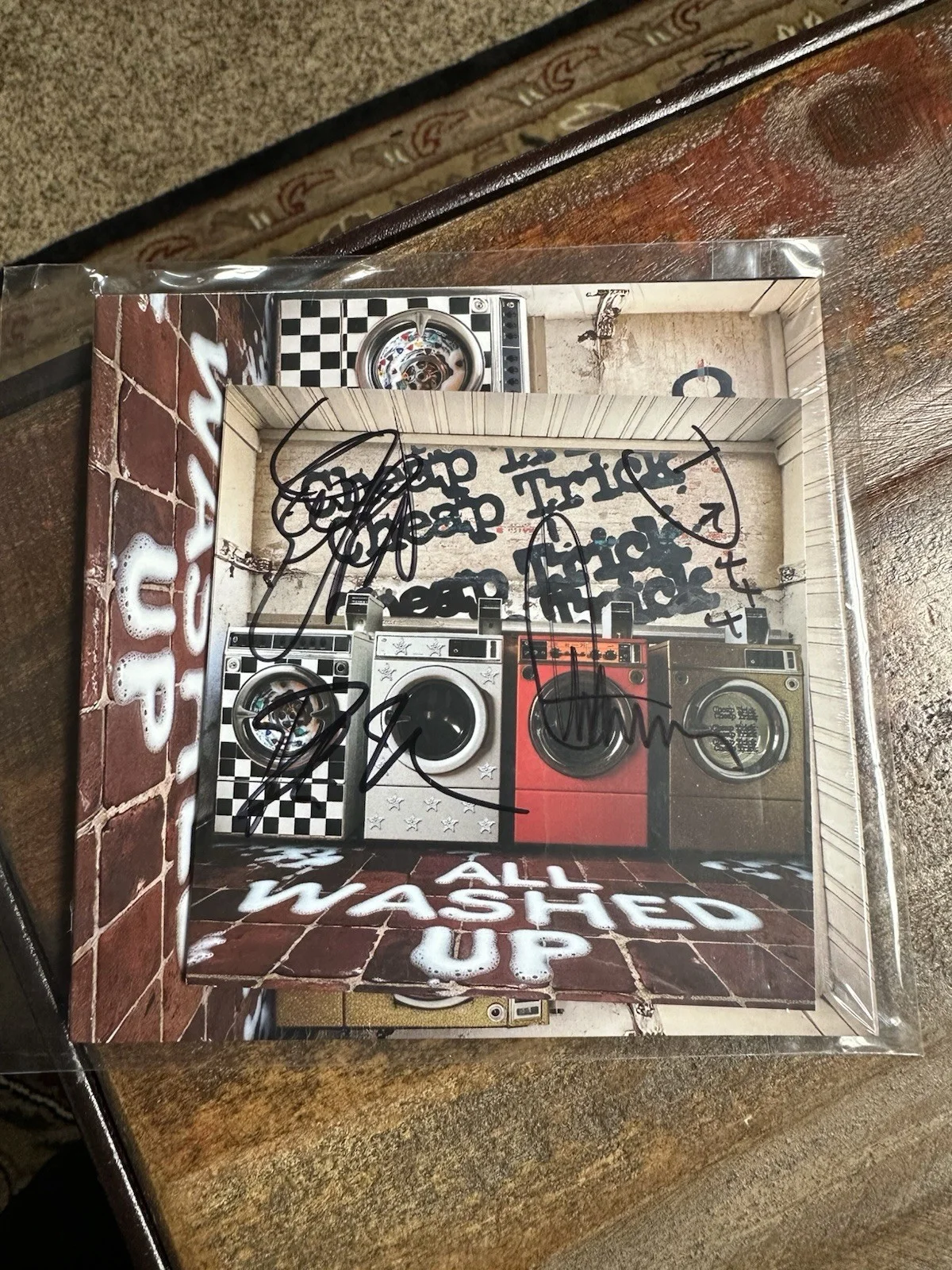CHEAP TRICK All Washed Up CD With Signed Insert . In stock and ready to ship., image 2