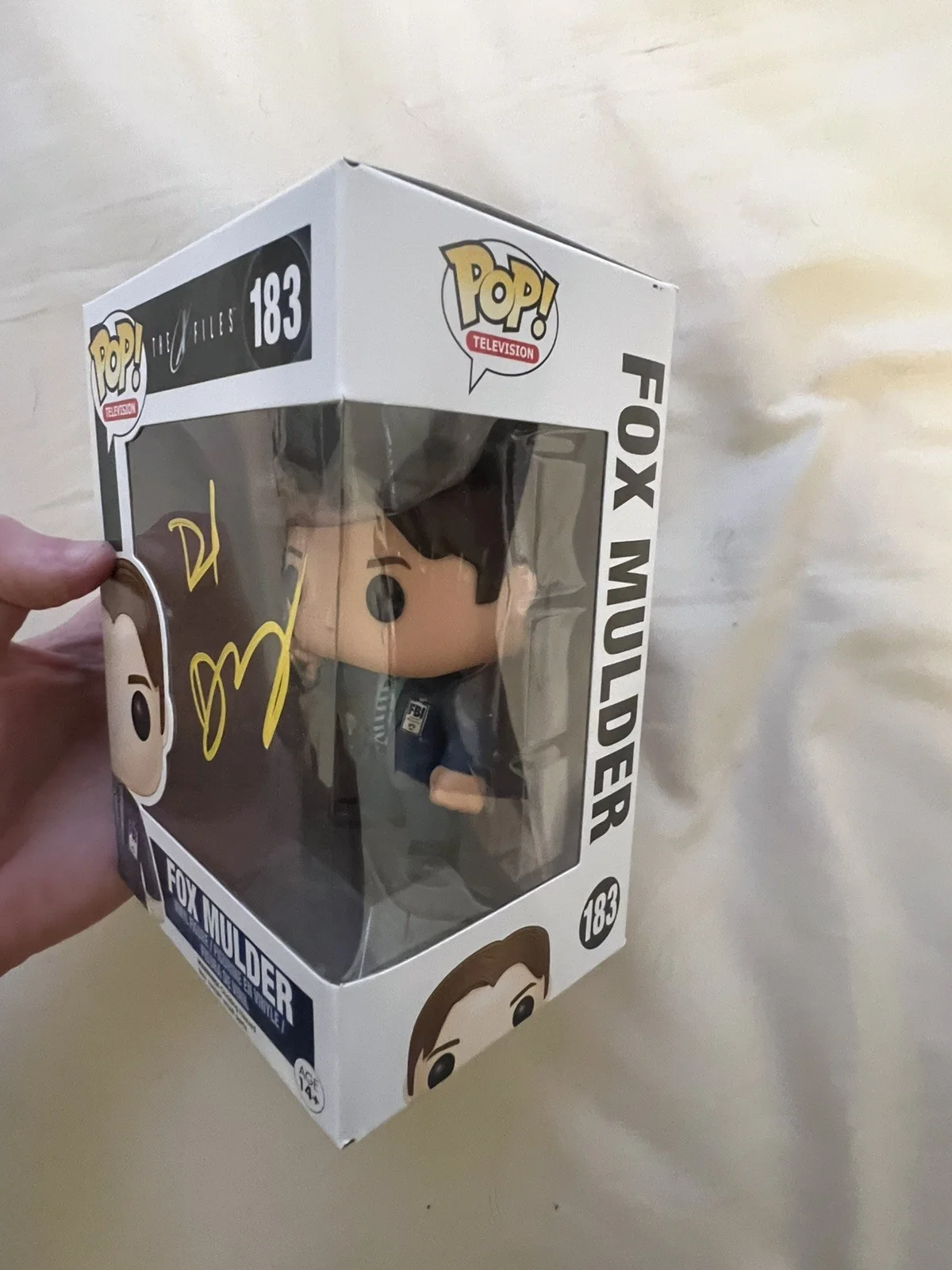 David Duchovny — David Duchovny Hand Signed Fox Mulder #183 Funko Pop JSA COA The X-files Auto!, image 4