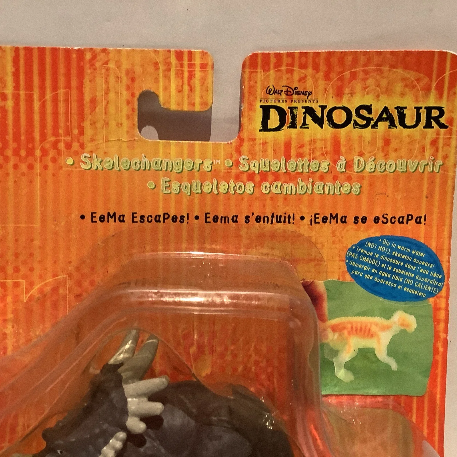 AG392 Rare Walt Disney Mattel Dinosaur (2000 film) Skelechangers Toy - MOSC, изображение 2