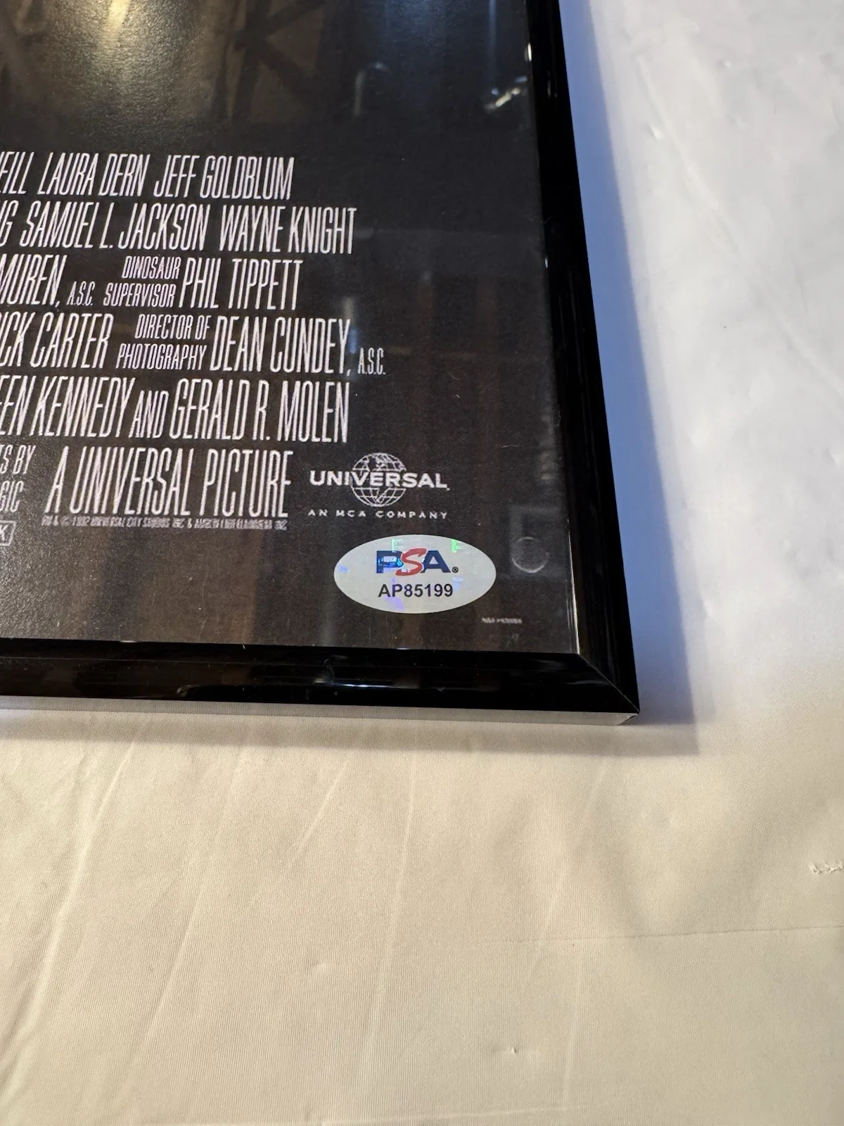 Jeff Goldblum — JEFF GOLDBLUM SIGNED AUTOGRAPH JURASSIC PARK MOVIE POSTER 12x18 PSA/DNA COA RARE, изображение 2