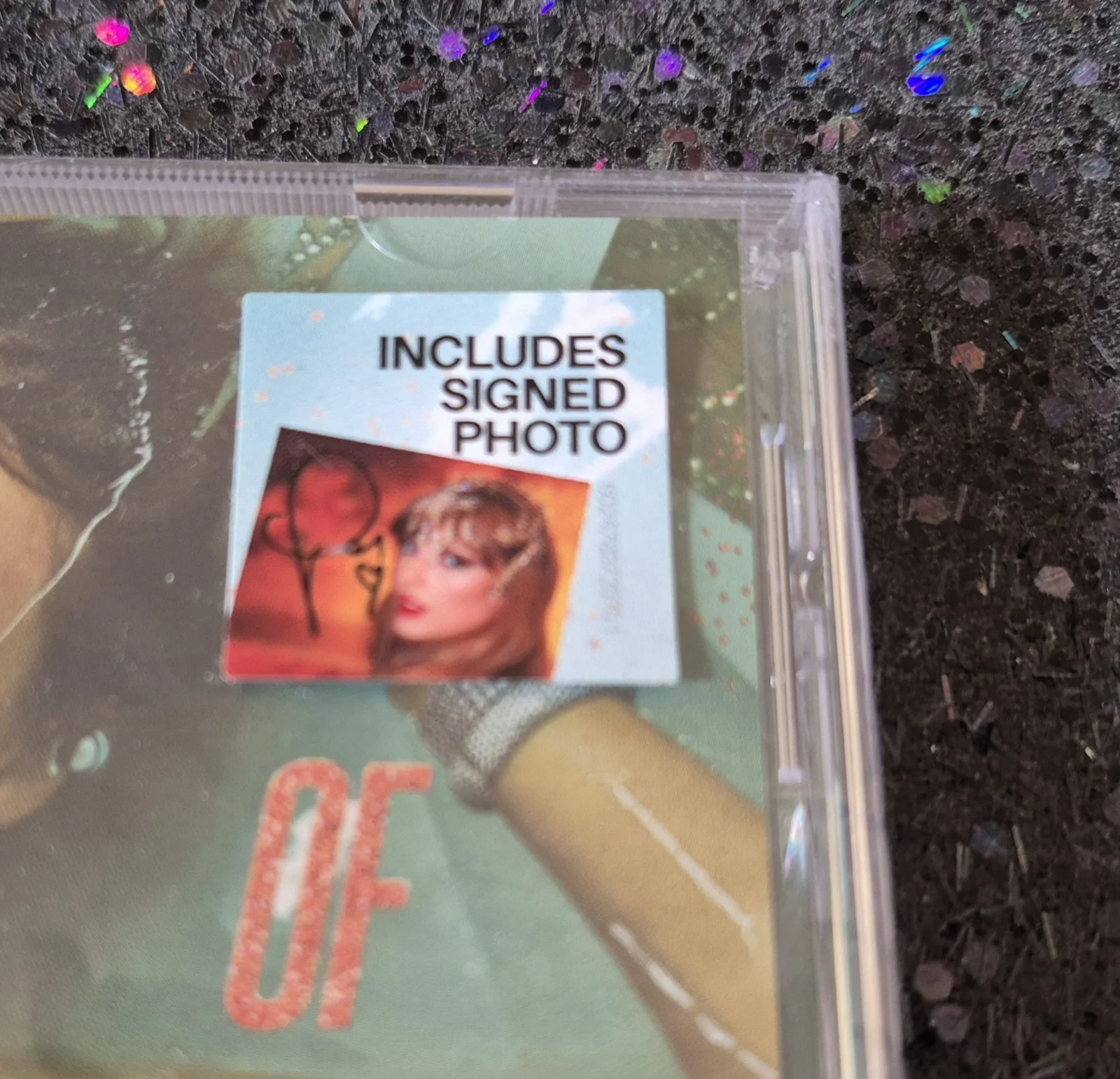 Taylor Swift - The Life Of A Showgirl CD 2025 Signed Photo 1 Brand New SEALED, изображение 3