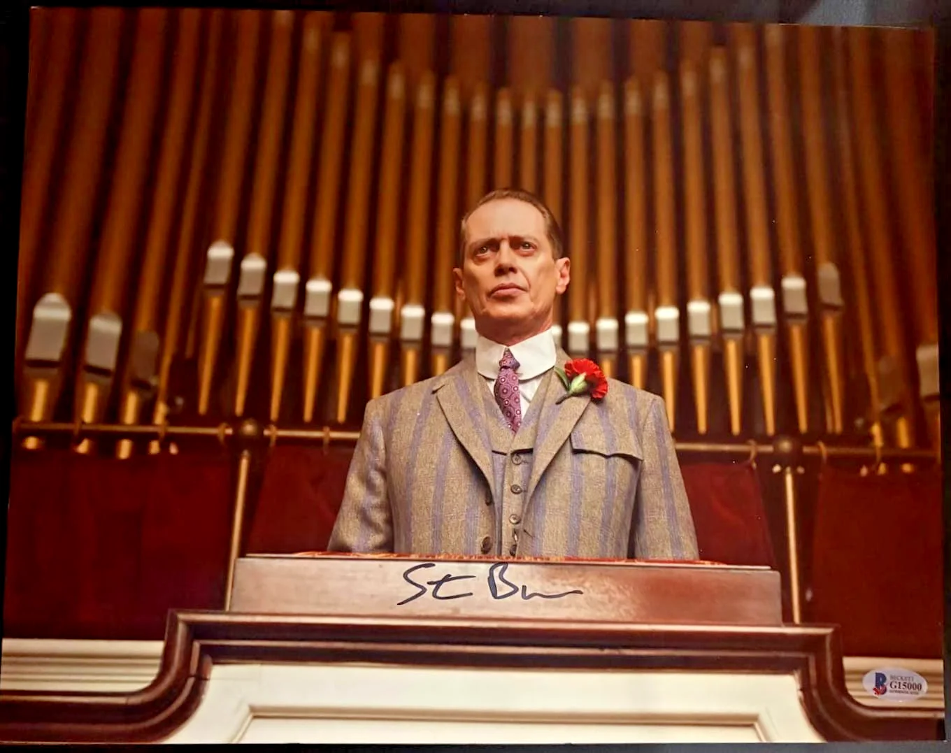 Steve Buscemi — STEVE BUSCEMI SIGNED AUTOGRAPHED 11X14 PHOTO RESERVOIR DOGS BECKETT BAS B