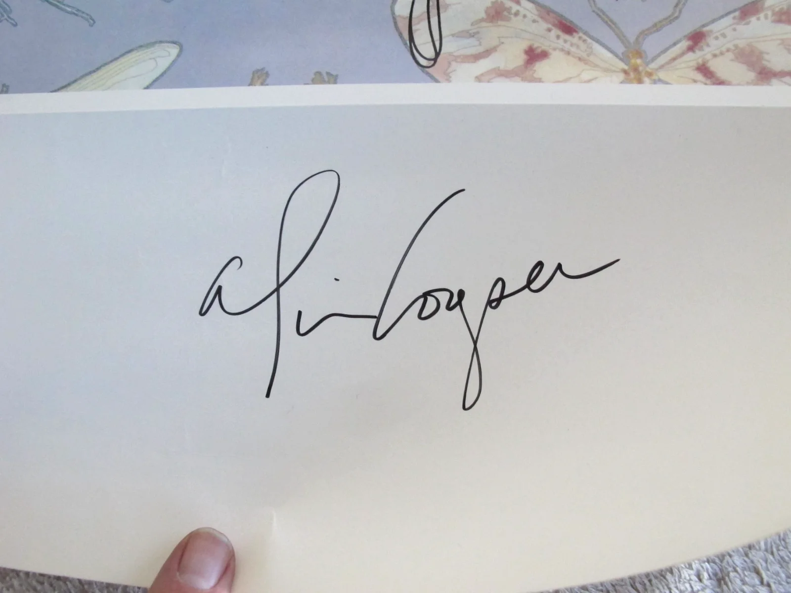 Alice Cooper Rare Authentic Hand Signed Lithograph #199/690, image 2