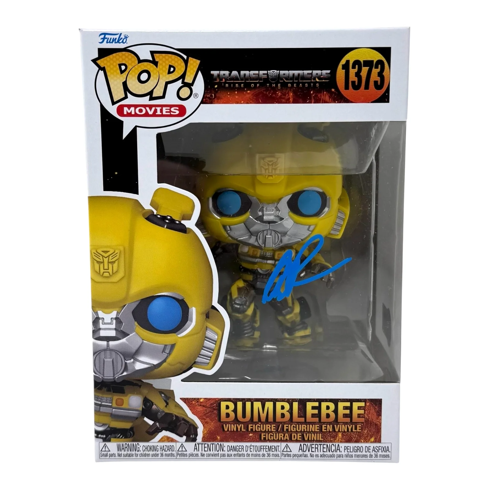 Anthony Ramos — Anthony Ramos Signed Transformers Rise of the Beasts Bumblebee Funko Pop BAS COA