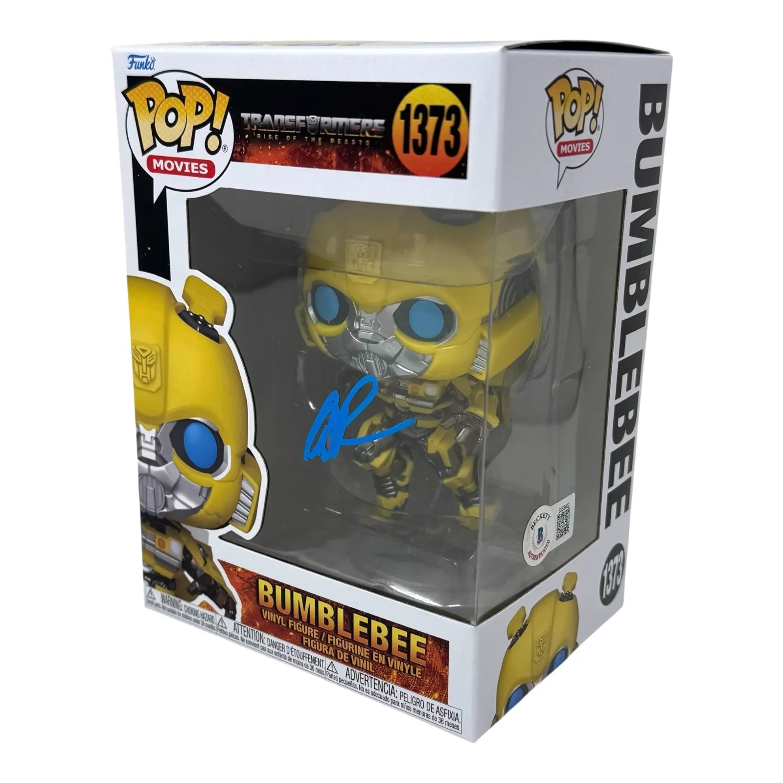 Anthony Ramos — Anthony Ramos Signed Transformers Rise of the Beasts Bumblebee Funko Pop BAS COA, изображение 2