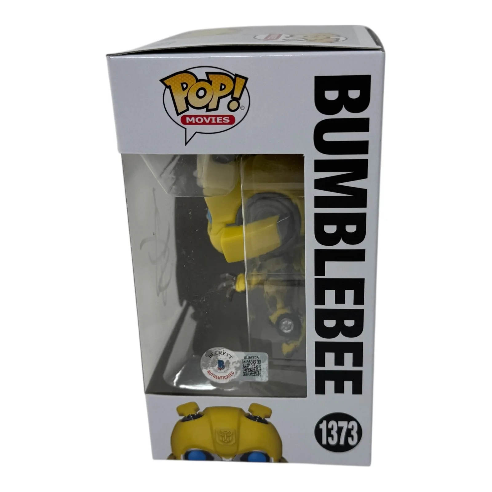 Shia LaBeouf — Shia LaBeouf Signed Transformers Bumblebee Funko Pop 1373 Autograph Beckett COA, изображение 3
