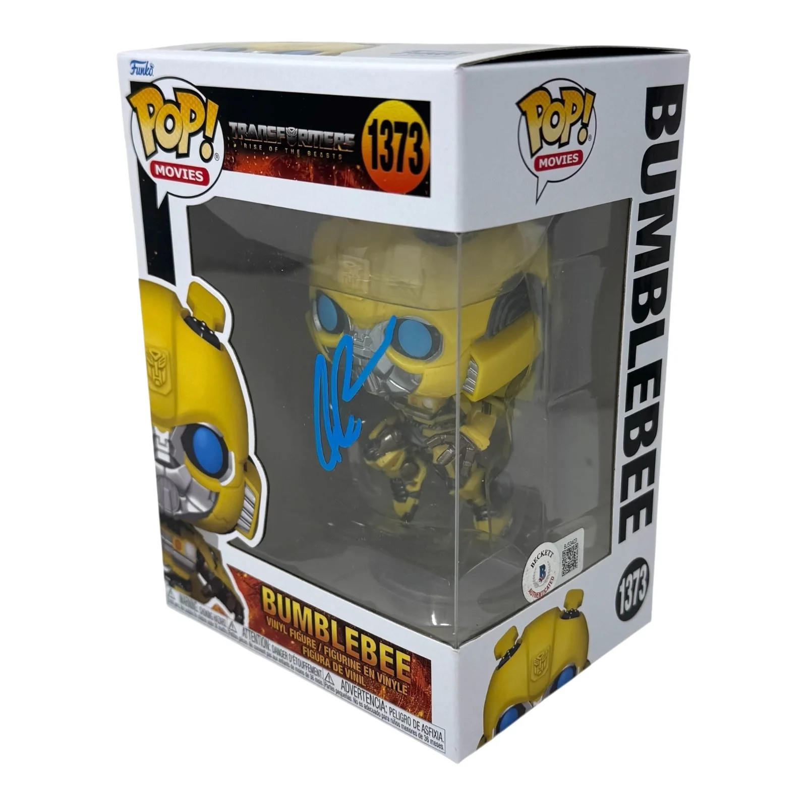 Anthony Ramos — Anthony Ramos Signed Transformers Rise of the Beasts Bumblebee Funko Pop BAS COA