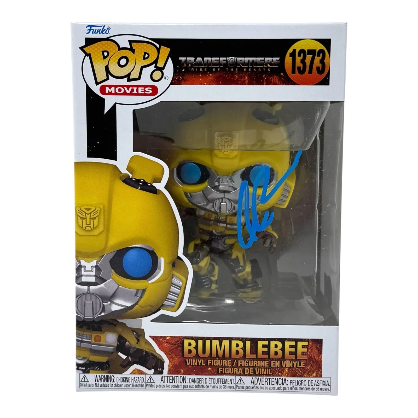 Anthony Ramos — Anthony Ramos Signed Transformers Rise of the Beasts Bumblebee Funko Pop BAS COA, изображение 2