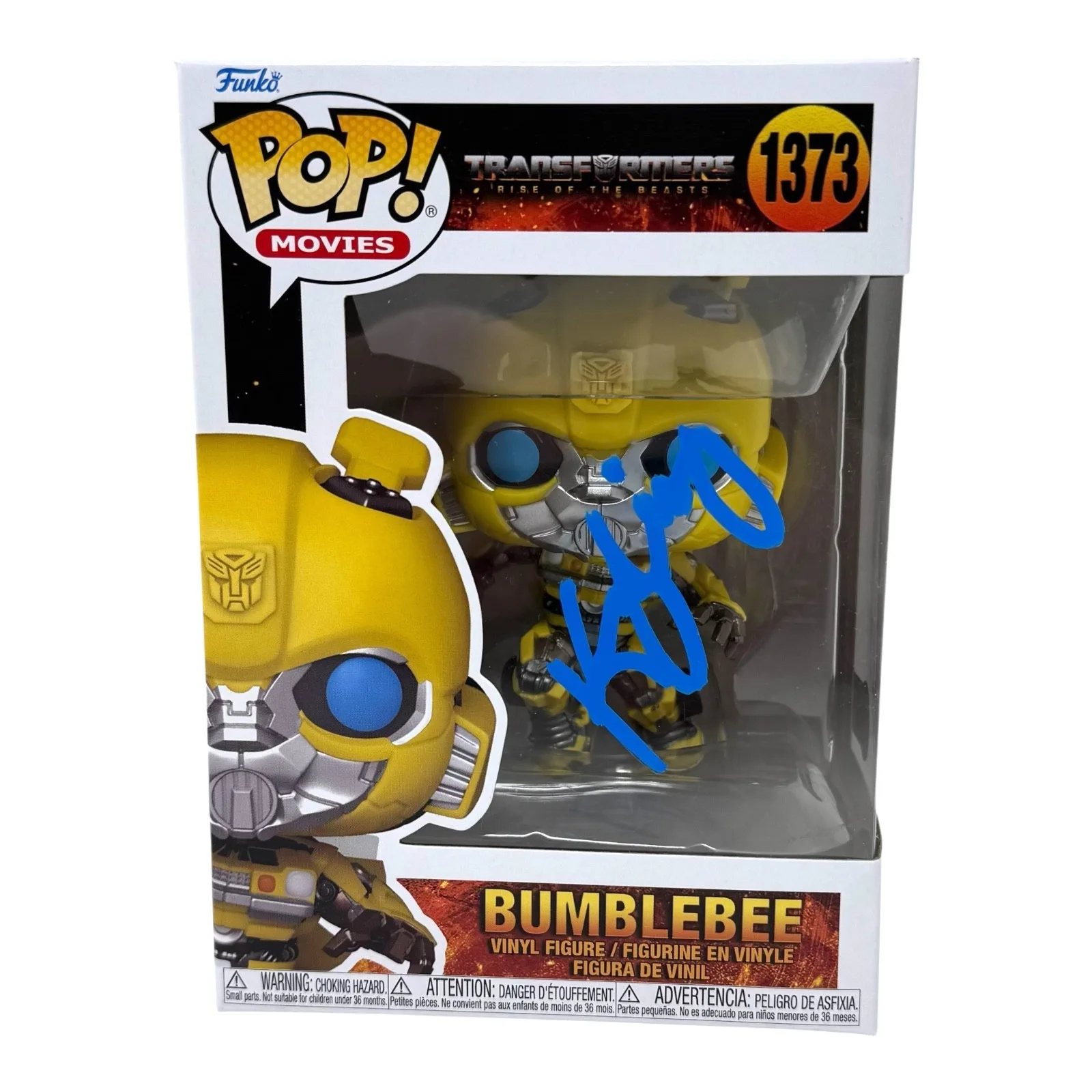 Keegan Michael Key — Keegan-Michael Key Signed Transformers One Bumblebee Funko Pop Autograph BAS COA, image 3