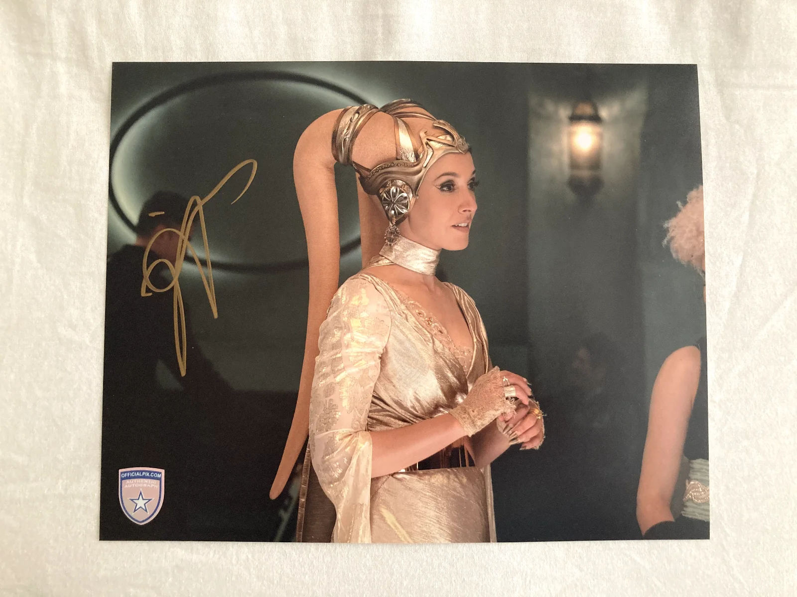 taylor gray jennifer beals — Jennifer Beals & Taylor Gray Star Wars signed photos 8x10 autograph Official Pix, изображение 2