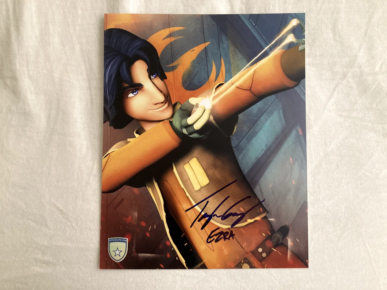 taylor gray jennifer beals — Jennifer Beals & Taylor Gray Star Wars signed photos 8x10 autograph Official Pix, изображение 3