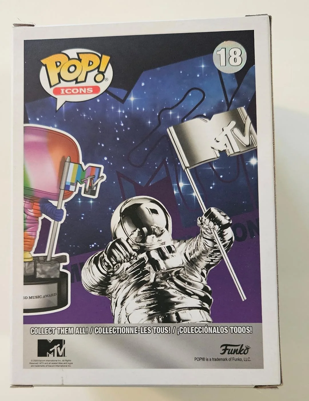 Mark Mothersbaugh — MARK MOTHERSBAUGH SIGNED FUNKO POP MTV DEVO AUTO BECKETT BAS BV03855, image 3