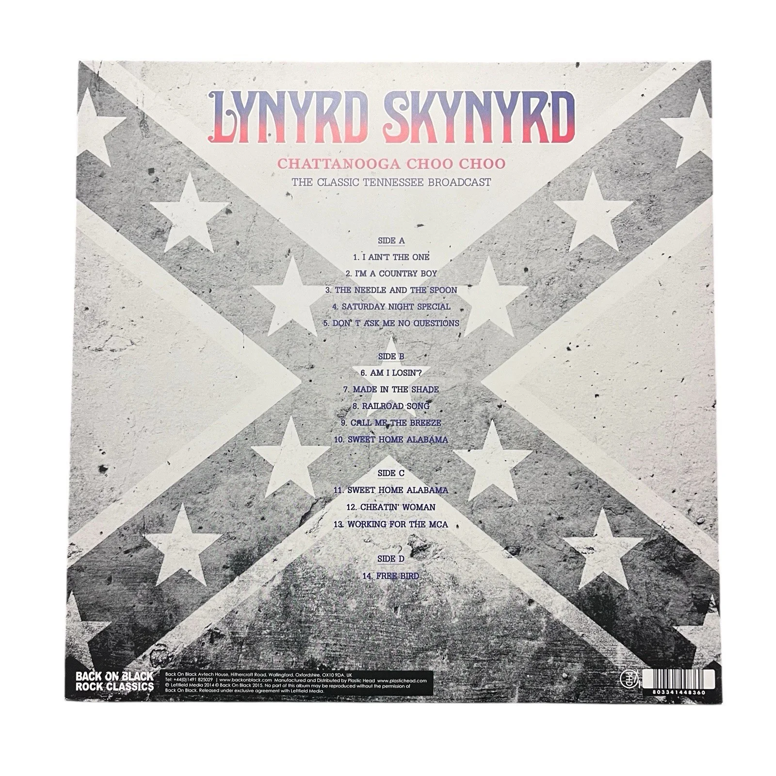 Lynyrd Skynyrd Gary Rossington Signed Chattanooga Choo Choo Vinyl Album, image 3