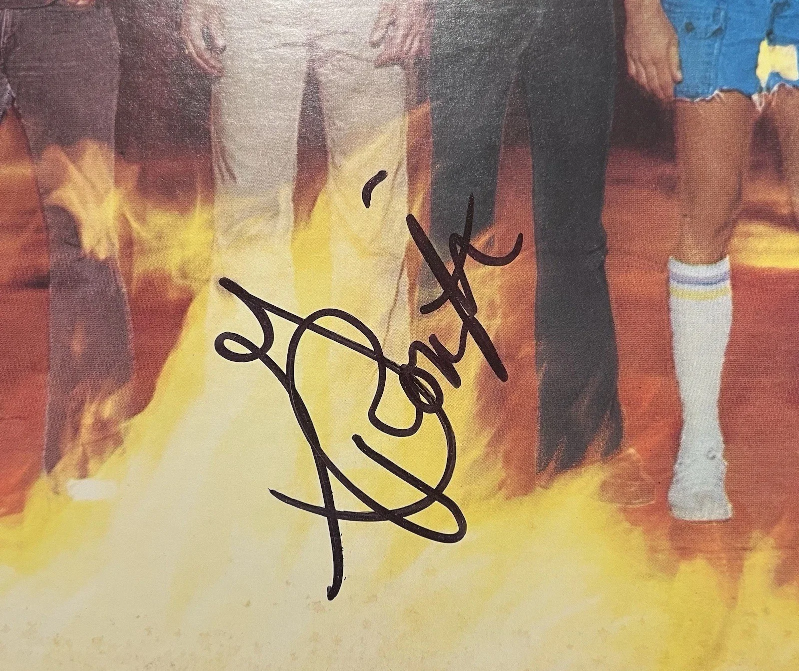 Lynyrd Skynyrd Gary Rossington Signed Autographed Street Survivors Vinyl Album, изображение 2
