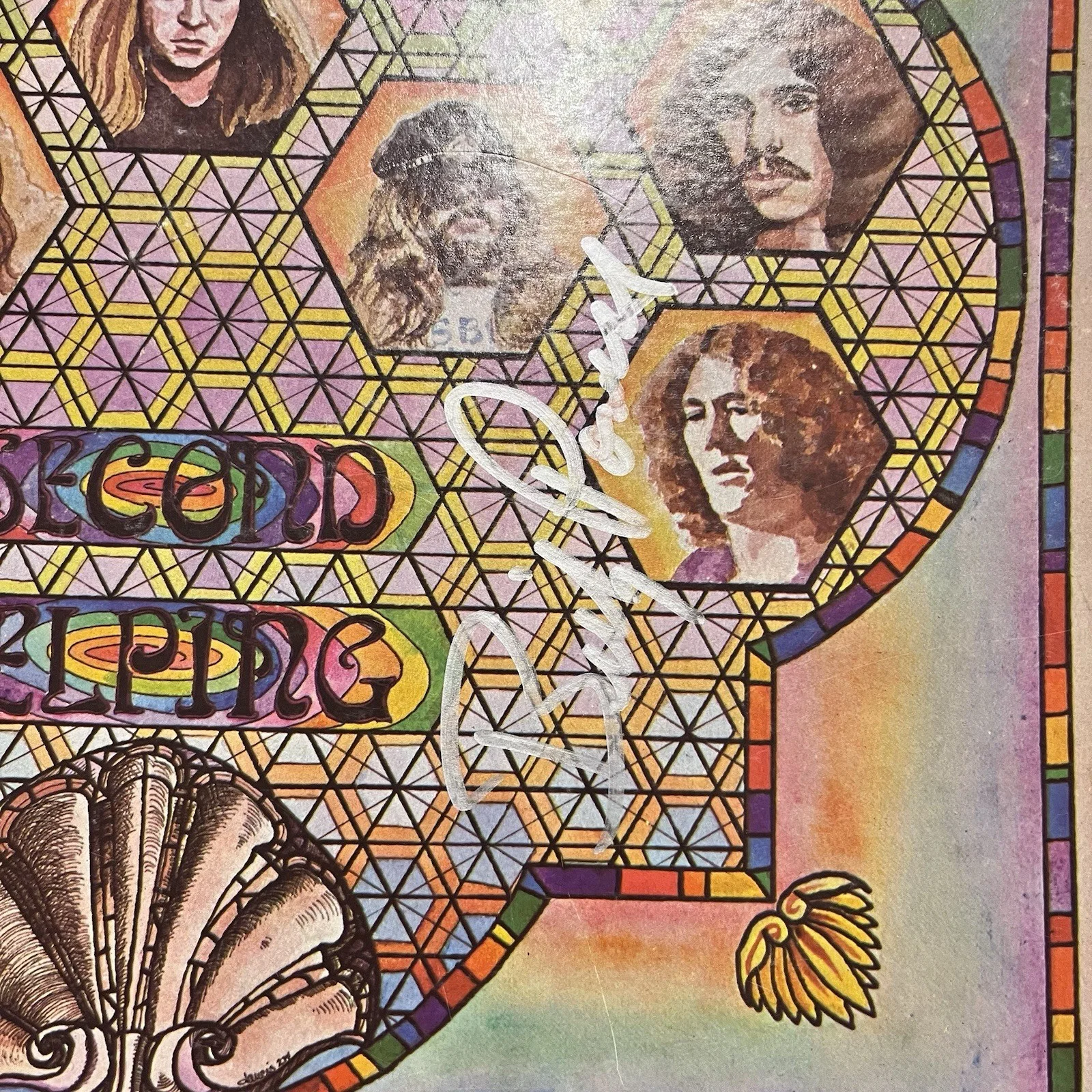Lynyrd Skynyrd Gary Rossington Signed Autographed Second Helping Vinyl Album, изображение 3
