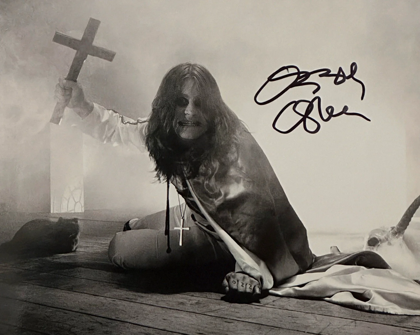OZZY OSBOURNE The Prince Of Darkness Authentic Signature 8x10 Photograph promo!, изображение 2