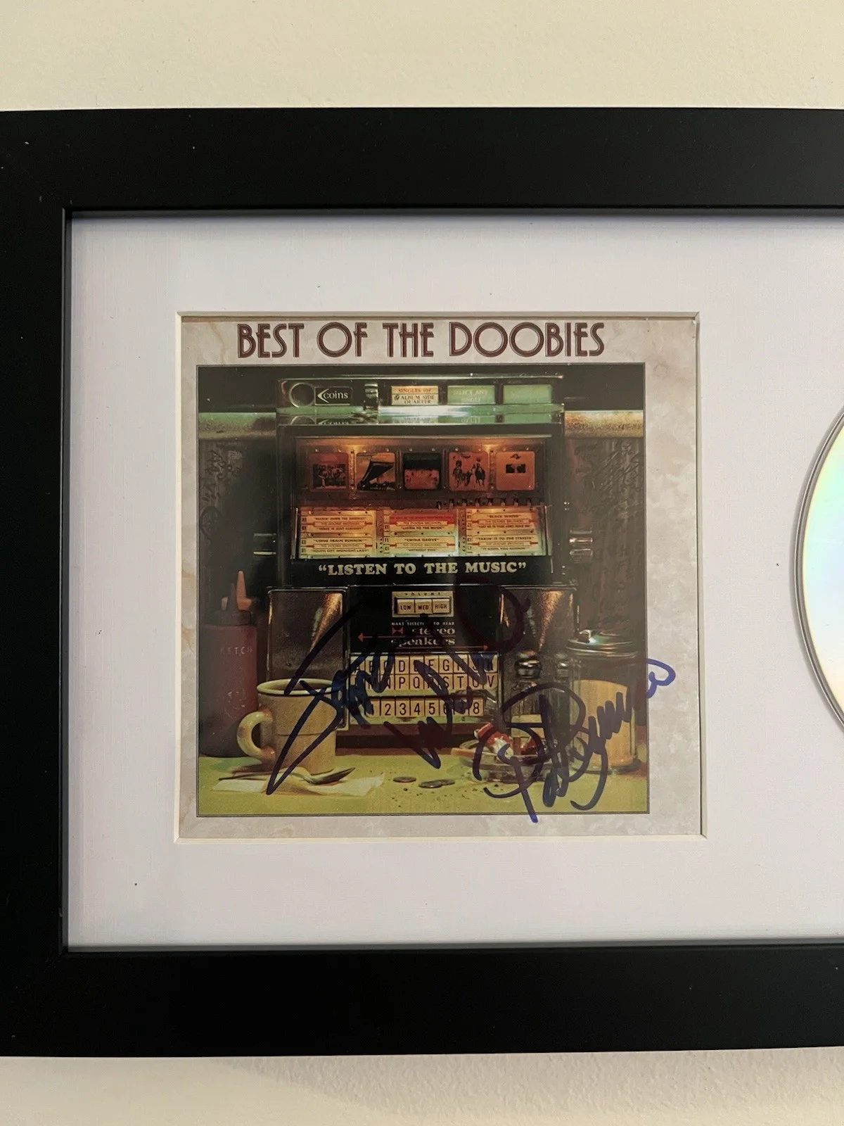 The Doobie Brothers Autographed CD Framed Simmons McDonald McFee, image 2