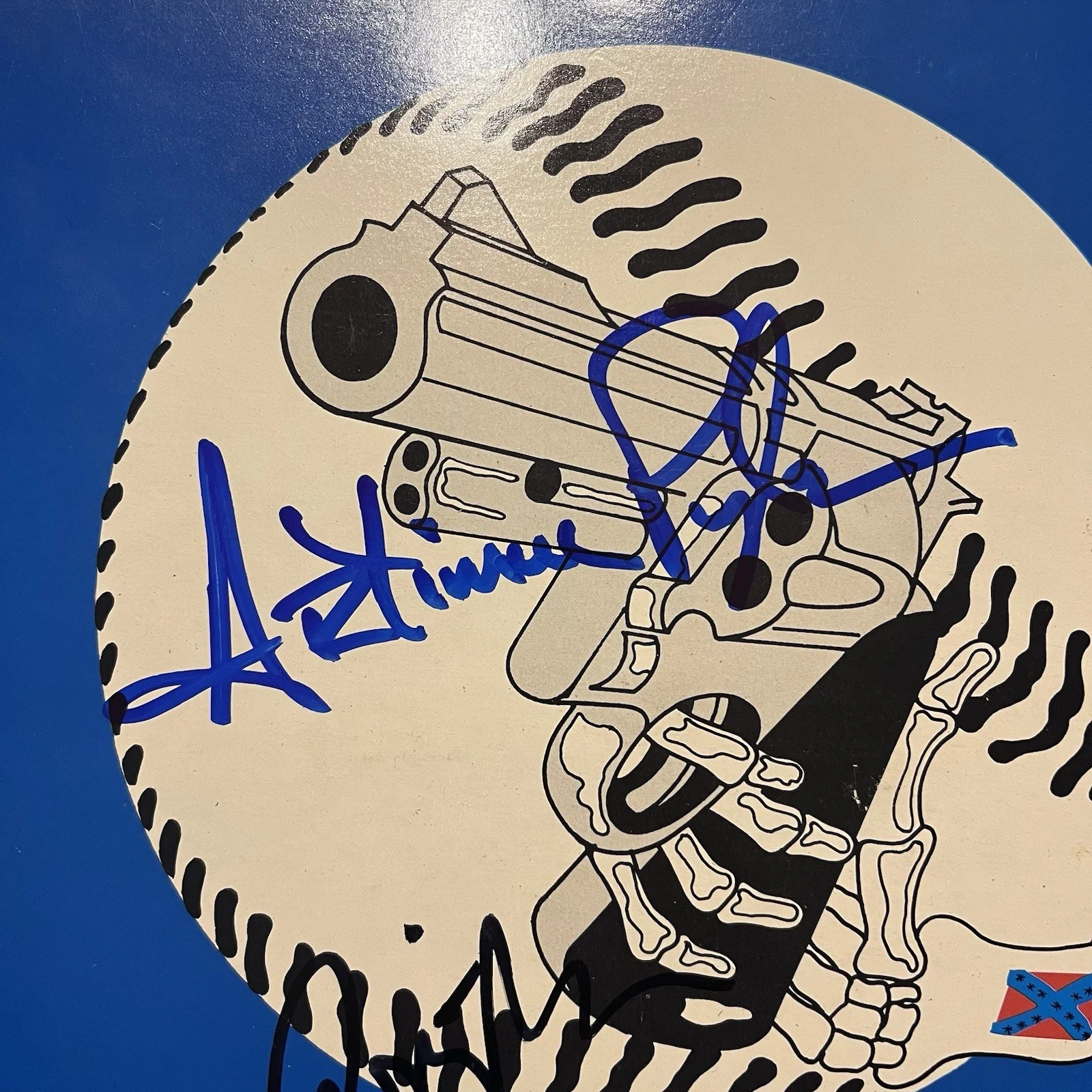 Lynyrd Skynyrd Gary Rossington Signed Autographed Freebird Vinyl Album, изображение 3