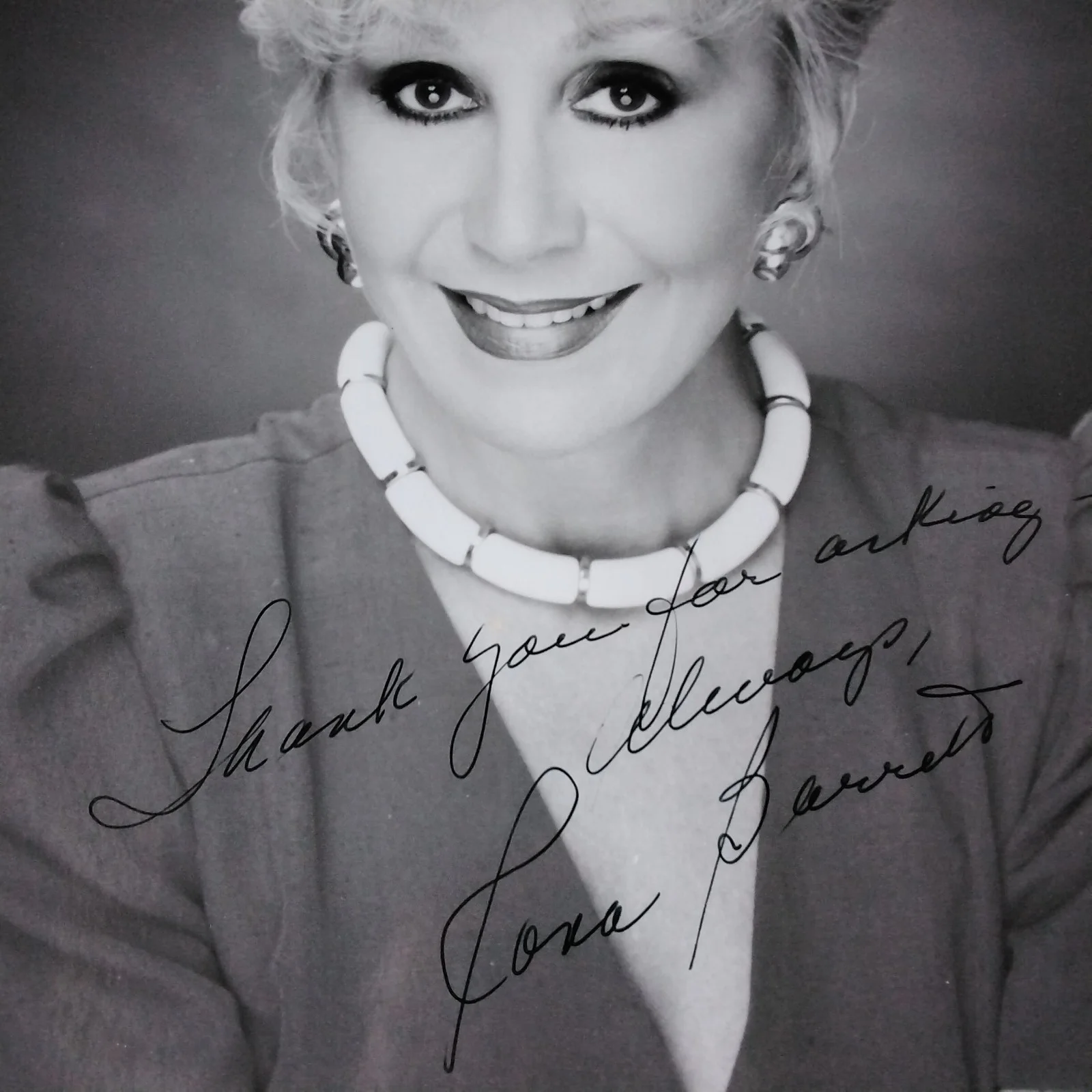 Rona Barrett SIGNED 8x10 Photo Movie TV Actress Hollywood Gossip Columnist, изображение 3