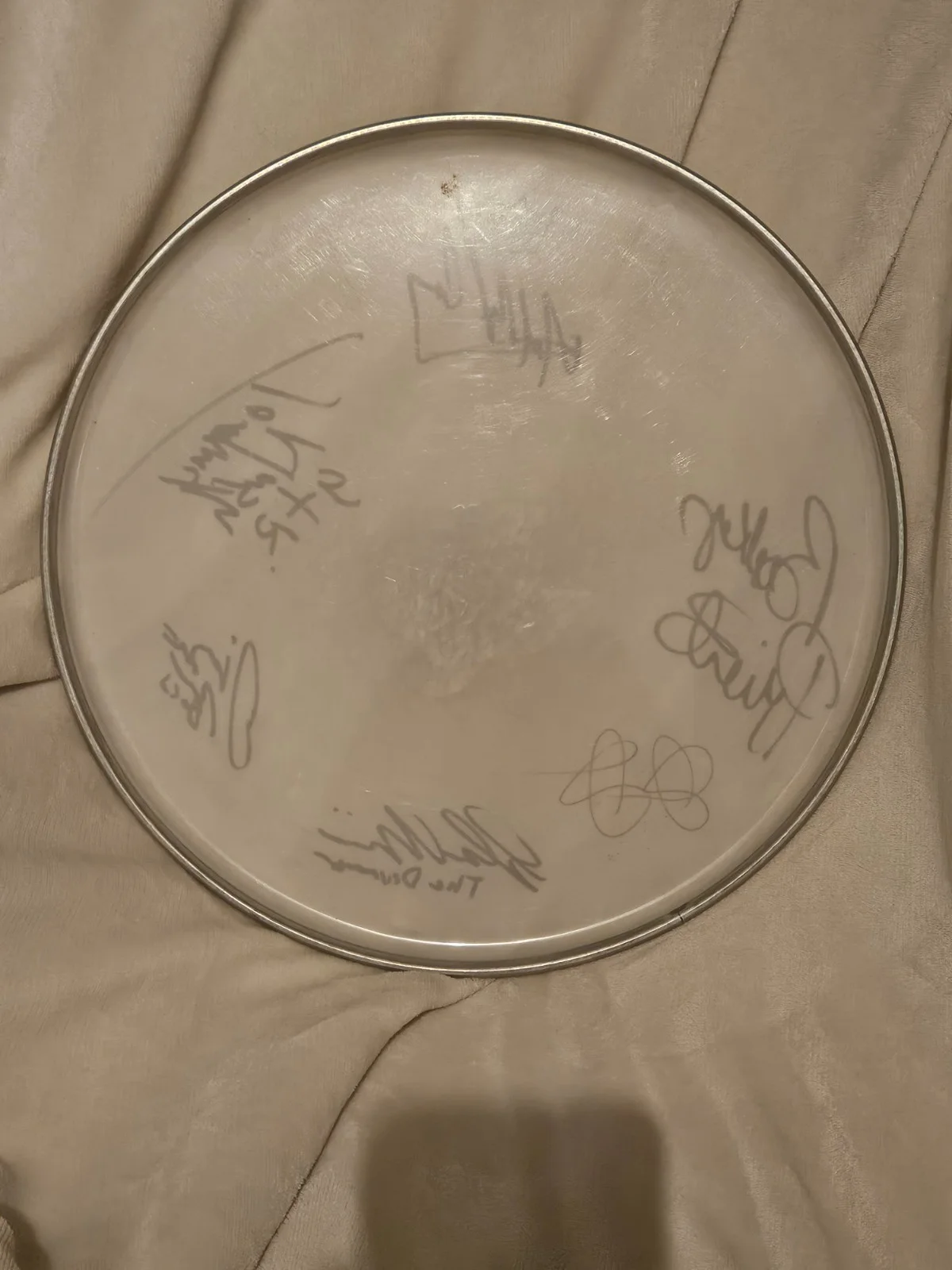 Neal McCoy and Band Signed Drumhead, image 2