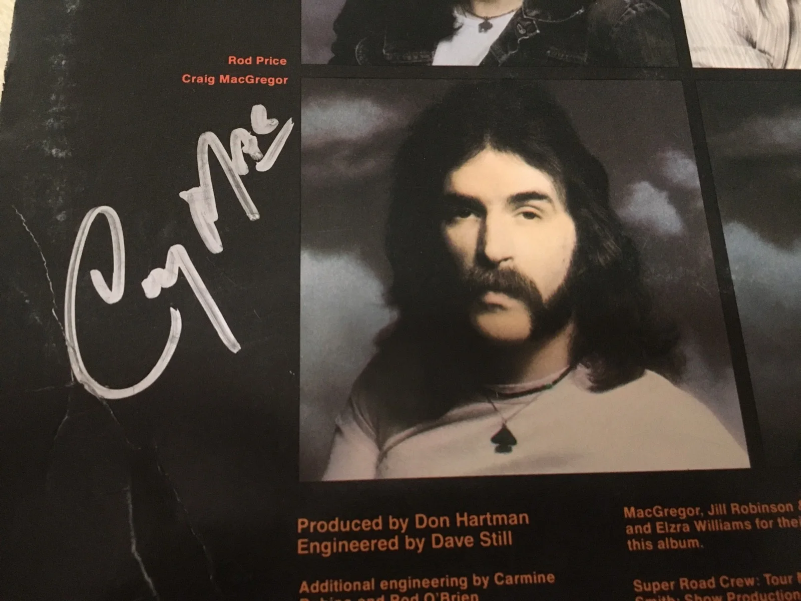 Foghat SIGNED Night Shift Vinyl Record Jacket LP Autographed Roger & Craig, image 3