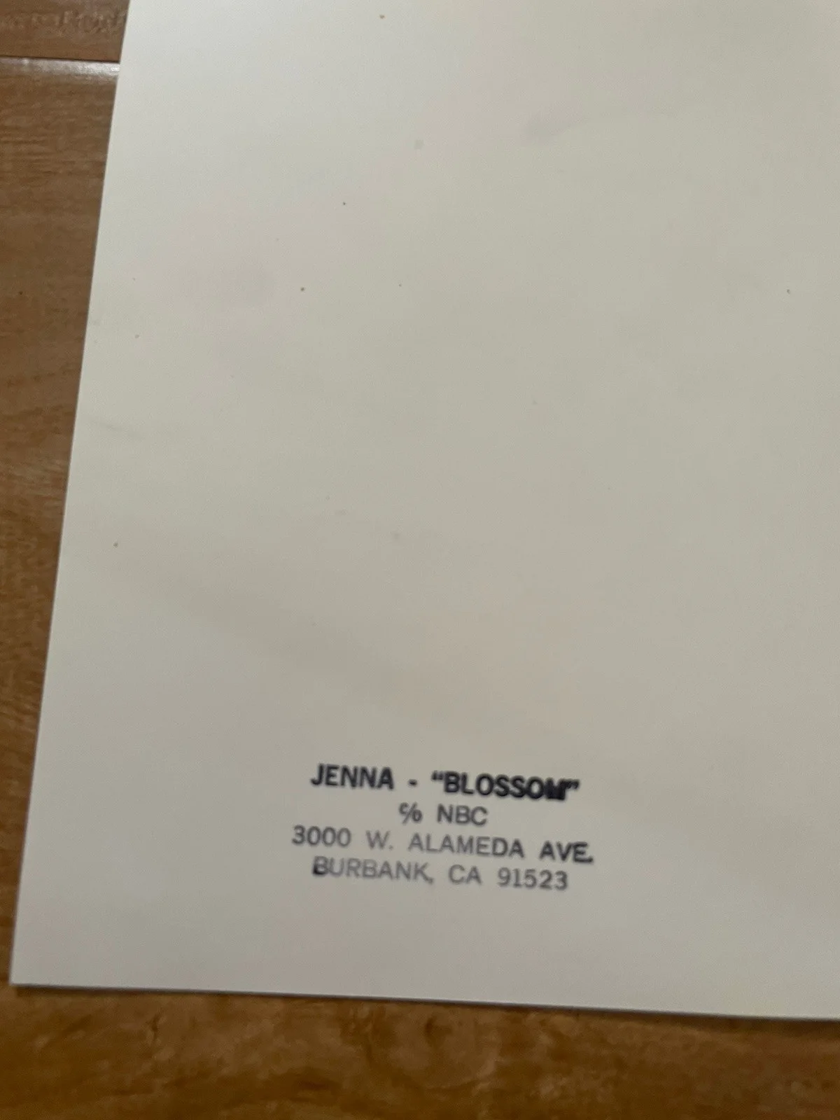 Jenna Von Oy Autographed Signed Photograph "Blossom" Portrait, изображение 4