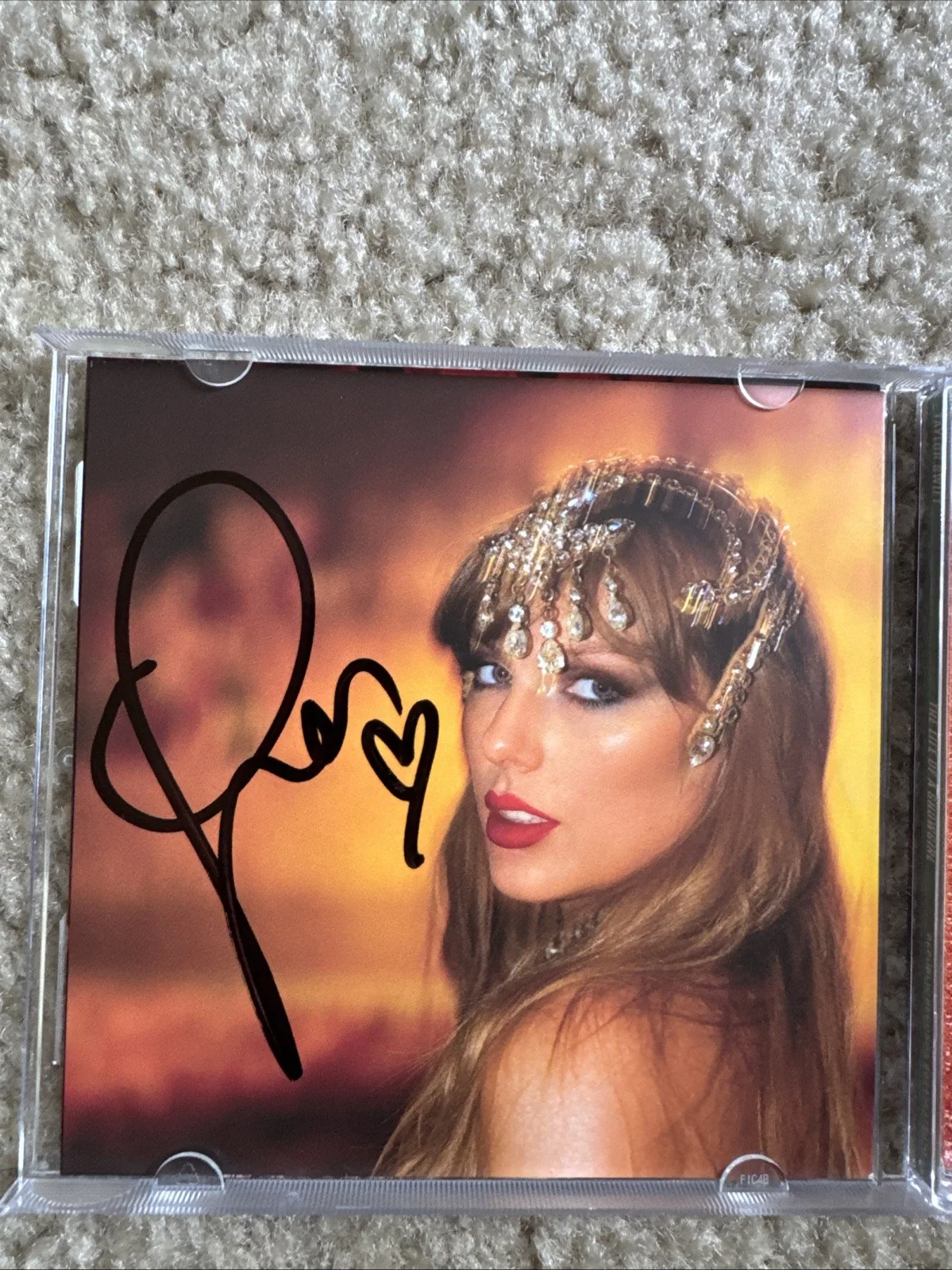 Taylor Swift The Life Of A Showgirl Signed Insert 1, image 2