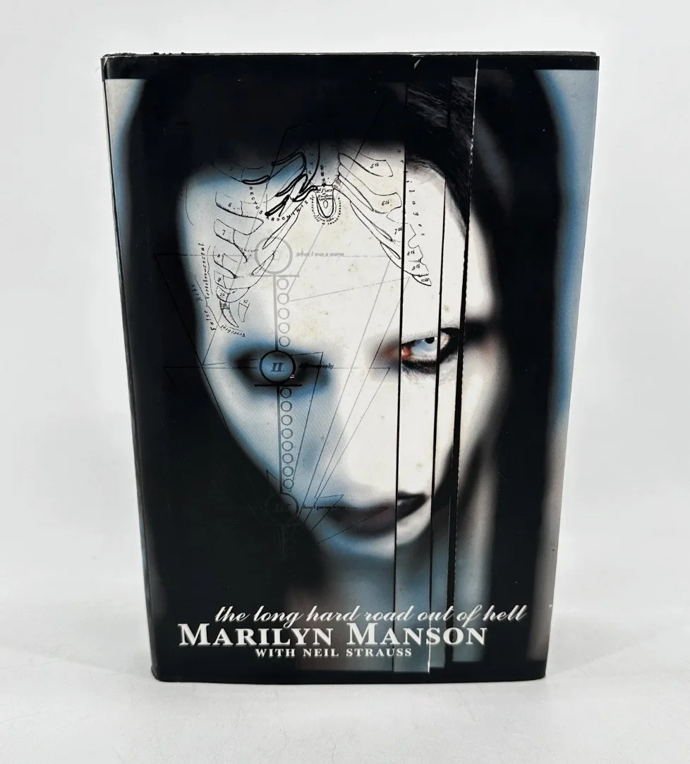 Marilyn Manson 8 X 10 Photograph Authentic Signature& Long hard road out of hell, изображение 2