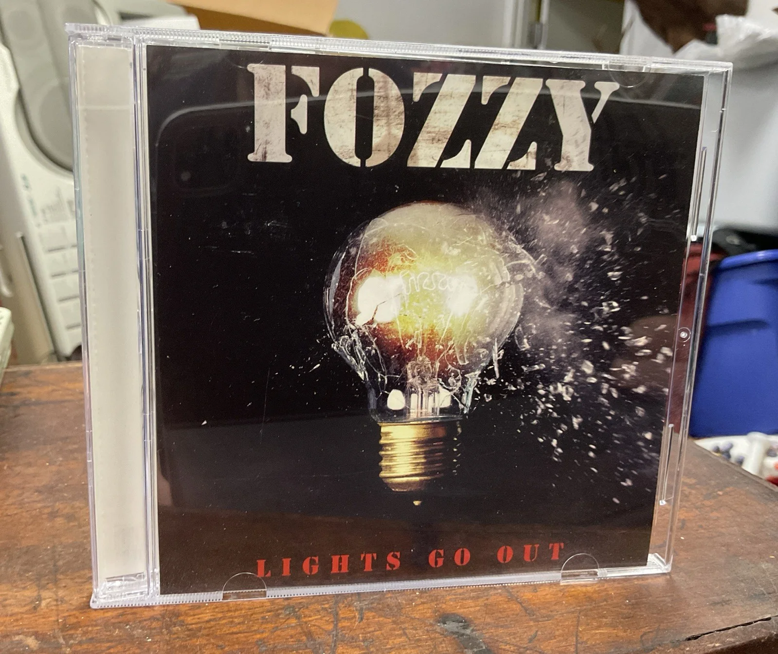 FOZZY CD Single “Lights Go Out” Signed By Band Chris Jericho Auto Do You Wanna, изображение 2
