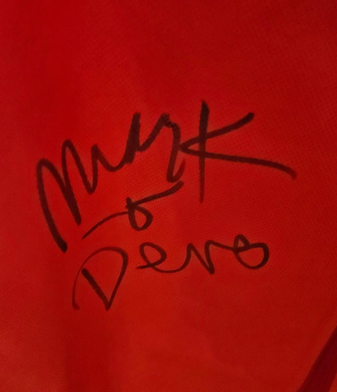 Mark Mothersbaugh Gerald Casale — DEVO SIGNED JACKET NEW GERALD CASALE MARK MOTHERSBAUGH AUTO BECKETT BAS BV03852, image 4