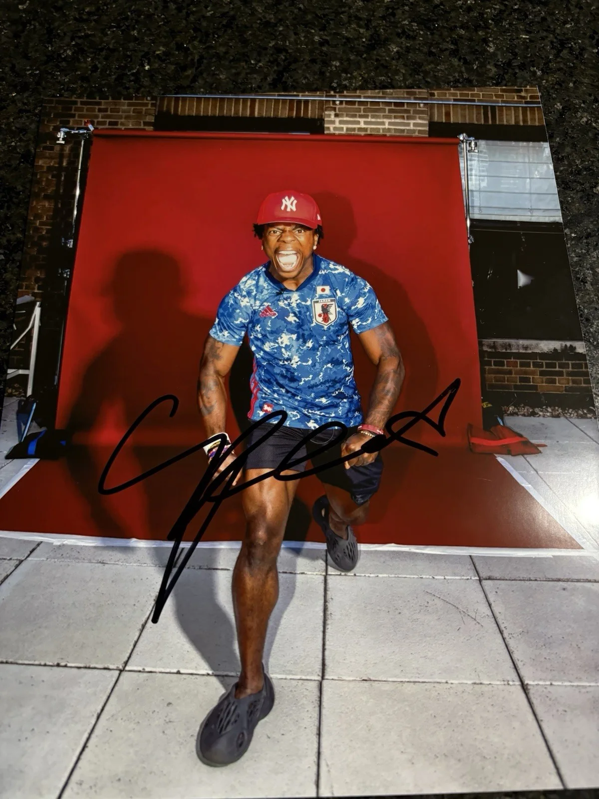 IShowSpeed Signed 8x10 Autographed Photo Soccer Streamer Cristiano Ronaldo SIUU, image 2