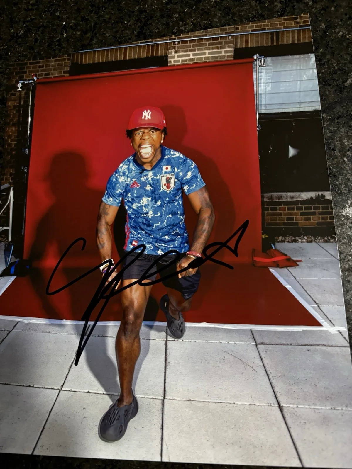 IShowSpeed Signed 8x10 Autographed Photo Soccer Streamer Cristiano Ronaldo SIUU, image 3