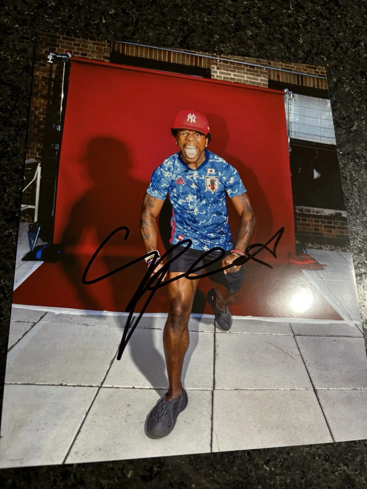 IShowSpeed Signed 8x10 Autographed Photo Soccer Streamer Cristiano Ronaldo SIUU, image 4