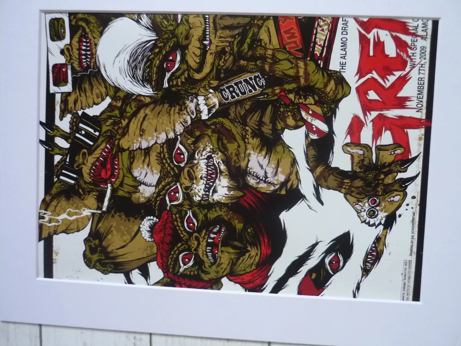 Gremlins bundle cinema screening 14x11 x3 ready to be framed sets mounted jumper, image 3